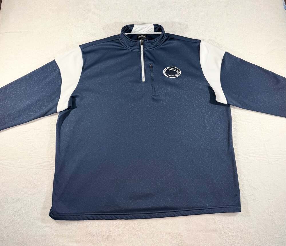 Colosseum Men's Penn State 1/4 Zip Fleece Lined Performance Pullover